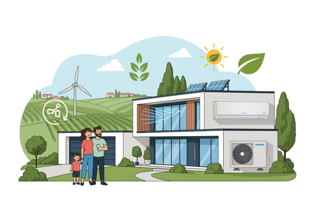 Installazione pompa di calore per riscaldamento casa a Castions di Strada, comfort e risparmio energetico con Videoclub Deana