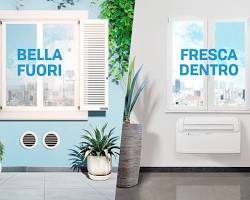 Installazione climatizzatore Olimpia Splendid Unico senza unità esterna a cura di Videoclubdeana